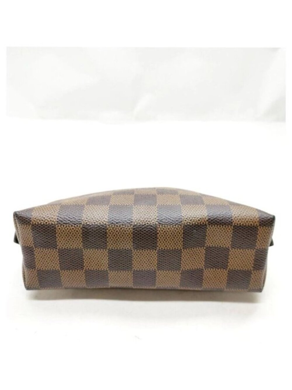 Authentic Louis Vuitton Damier Ebene Cosmetic Pouch PM Makeup Bag LV - Picture 6 of 16